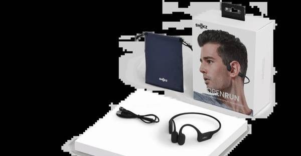 SHKOZ OPEN RUN BONE CONDUCTION SPORT HEADPHONES
