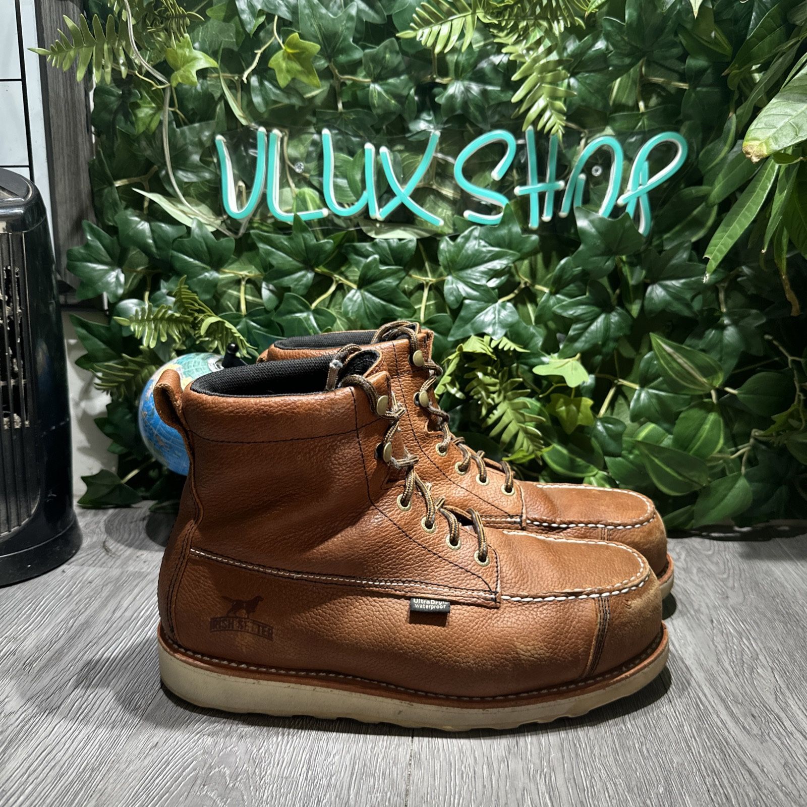 Red Wing Irish Setter 83632 ST Waterproof Safety Toe Work Boots  Men Size 10 2E