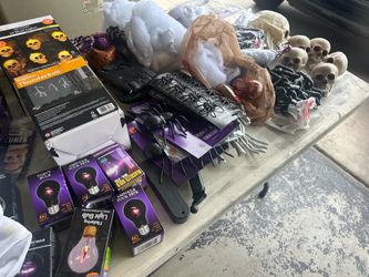 Halloween decor New and used