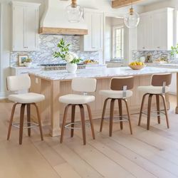 Set Of 2 Swivel Barstools