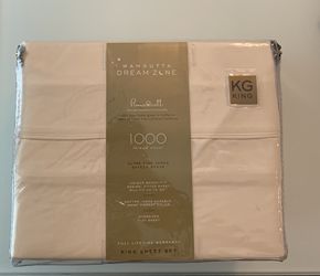 Wamsutta Dream Zone 1000-thread Count King Sheets NEW off white