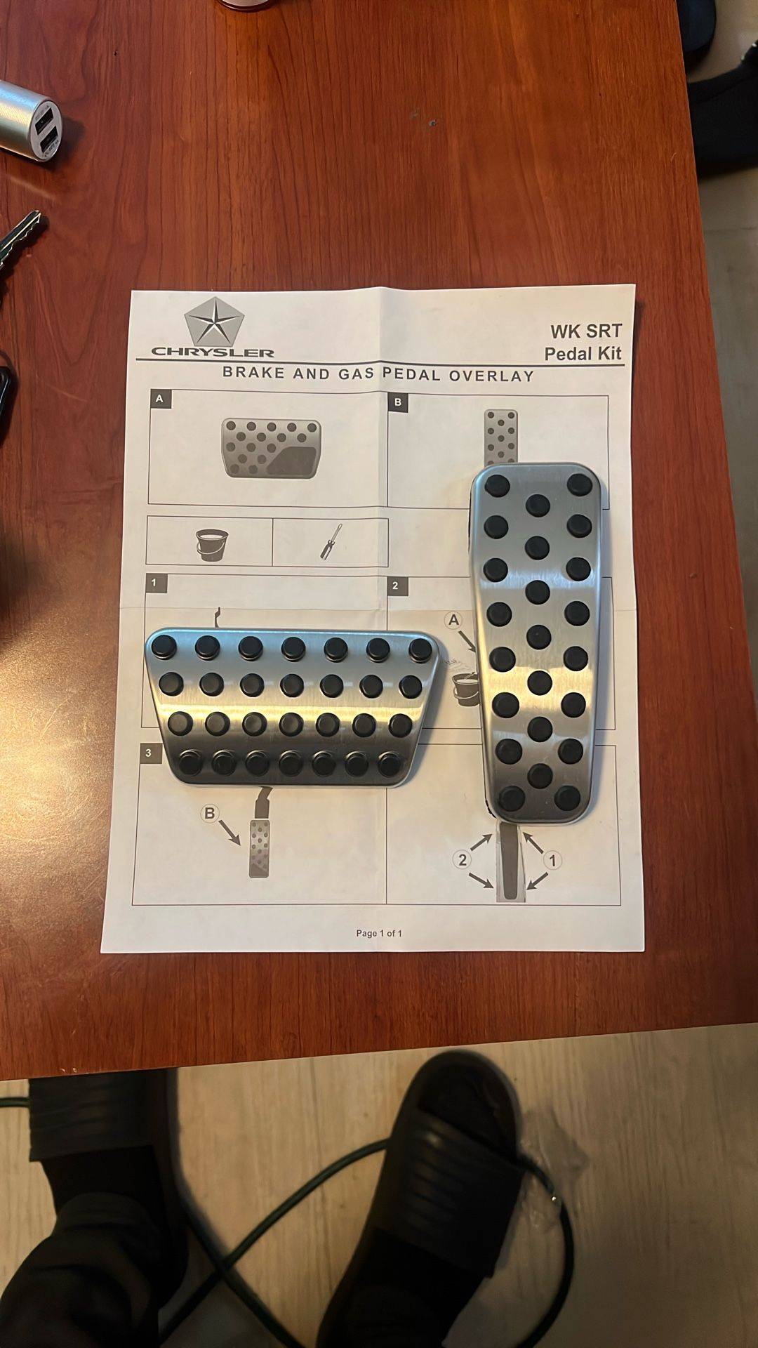 Sporty pedals