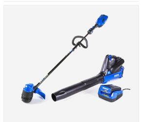 Leaf Blower And Trimmer Set