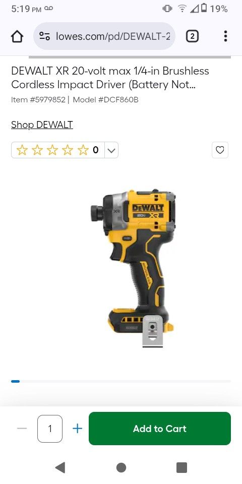 DeWalt Impact 