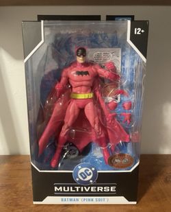 McFarlane DC BATMAN (Pink Suit) Platinum Edition Chase Color