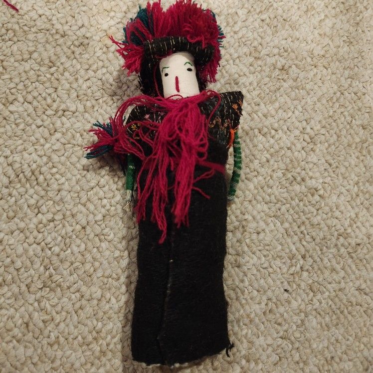 Handmade traditional Chumala wool felt doll