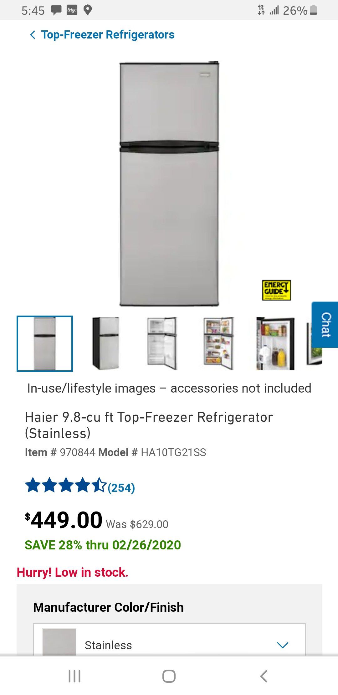 Haier fridge freezer combo new in box offers considered!