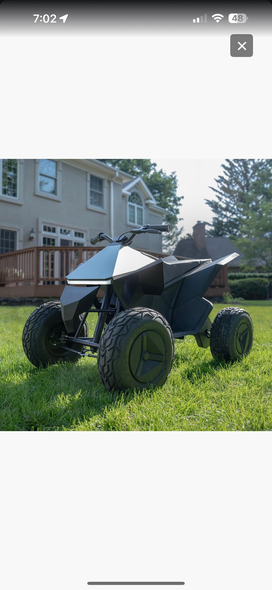 Tesla Cyberquad For Kids