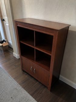 Rustic Wood TV Stand Storage Cabinet for Living Room