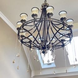 Fischer-Gambino 12 LIGHT CHANDELIER IN ANTIQUE BRONZE -