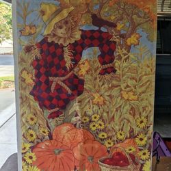 Scarecrow Garden/House Flag 