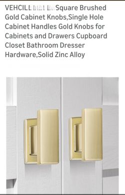 NEW Gold Knobs Pulls