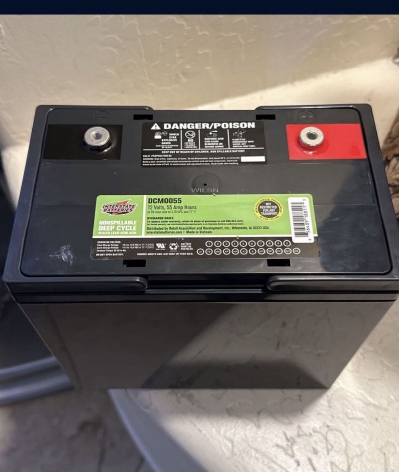 Interstate Batteries Deep Cycle Battery 12v 55Amp