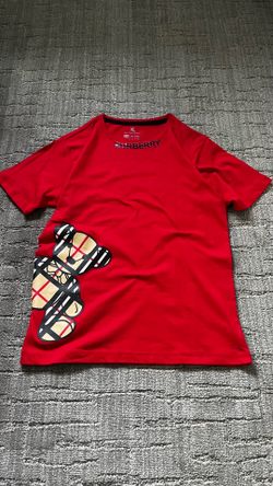 Red Burberry shirt