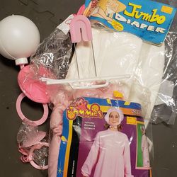 Halloween adult baby costume and accessories