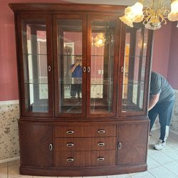 Brown China Cabinet