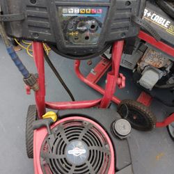 Pressure Washer Working 