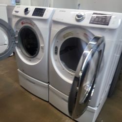 SAMSUNG SET STEAM WASHER END ELECTRIC DRYER ♨️ 