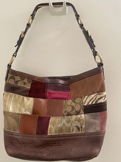 Coach Vintage Holiday Patchwork Multicolor