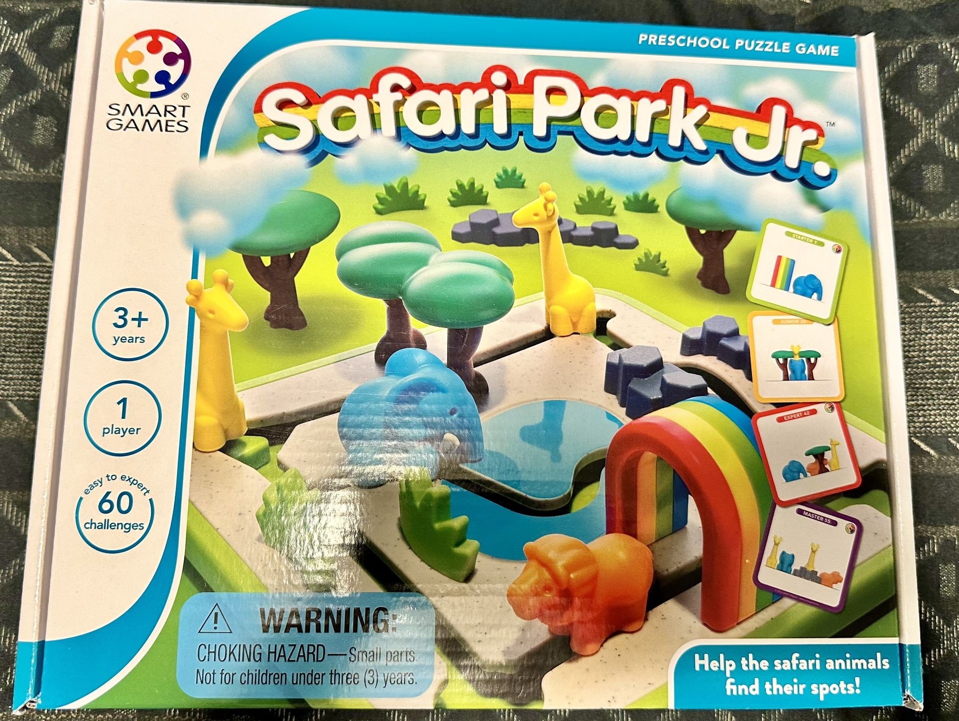 NEW IN BOX- SmartGames Safari Park Jr. Preschool Puzzle Game