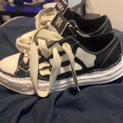 amiri desinger shoes , black and white , size 11