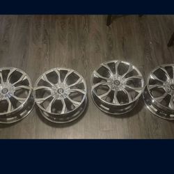 (4) 18” Lexani Chrome “lust” Rims
