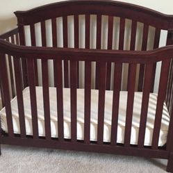 Baby crib, mattress, & bedding