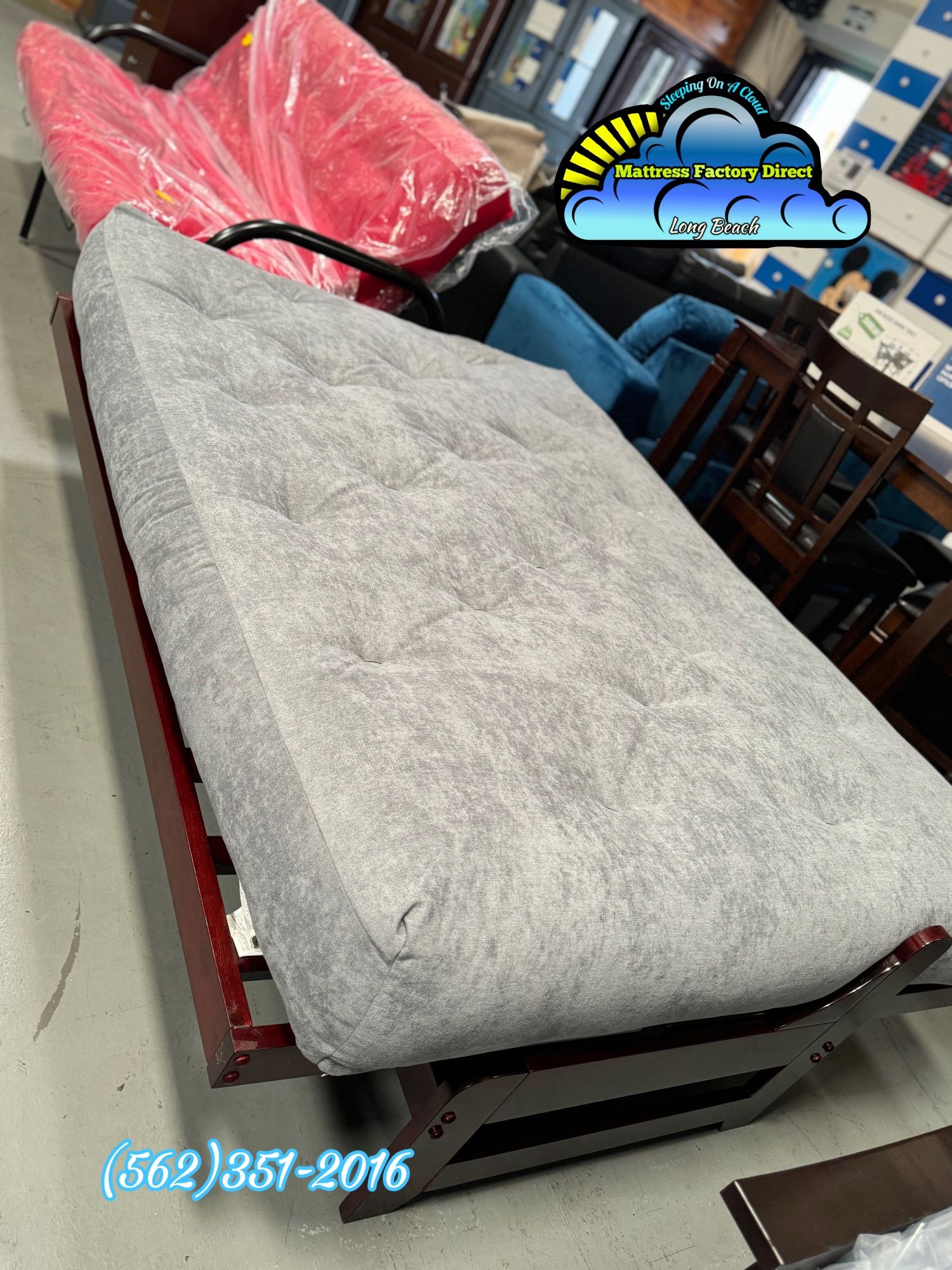 New Futon Bed Sofa Cama Wood Madera 