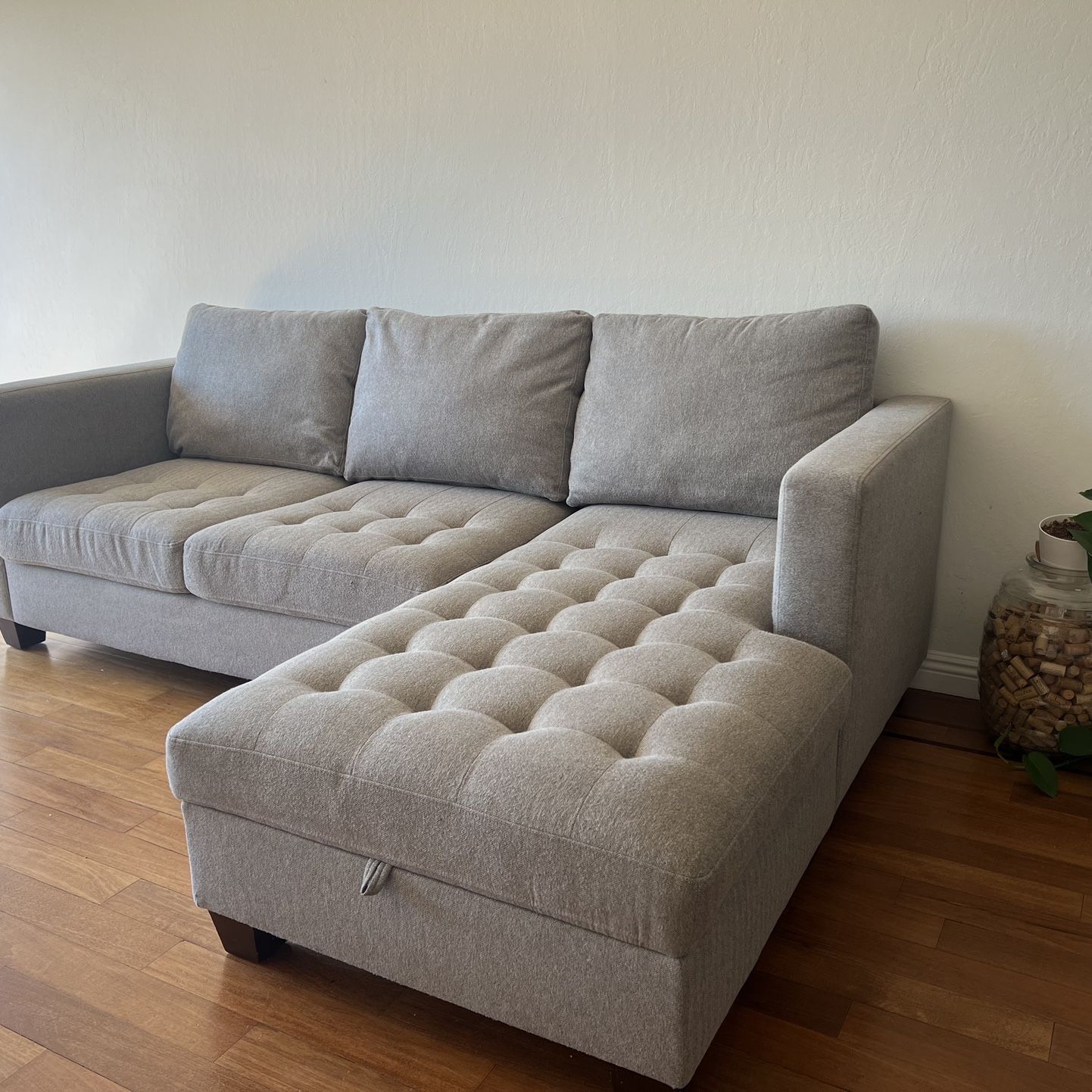 World Market Sofa with storage