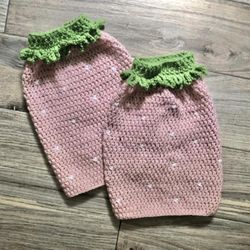 Girl's/Woman's Strawberry Leg Warmers 