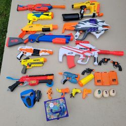 Nerf Gun And Darts Lot