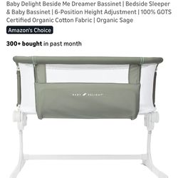 Baby Delight Beside Me Dreamer Bassinet + 4 Joey & Joan sheets