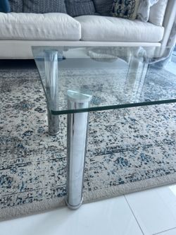 Modern Glass Table, Elegant And Stylist Glass Table - Excellent Condition, Like New