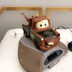 DISNEY TOW MATER CLOCK