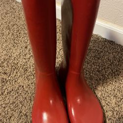 ~ Red Rain Boots ~