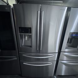 Samsung Refrigerator Stainless Steel 36 "width 4 Doors 