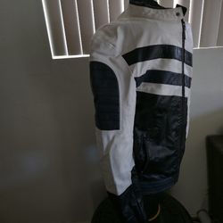 Cafe racer Leather Jacket Small