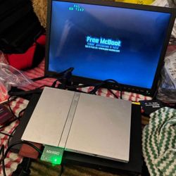 PlayStation 2 Slim Ya Modificado Full Juegos En Memoria Solo Lee Juegos En Memoria 
