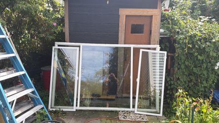 Vinyl window h x 59” 1/2 w95” 1/2