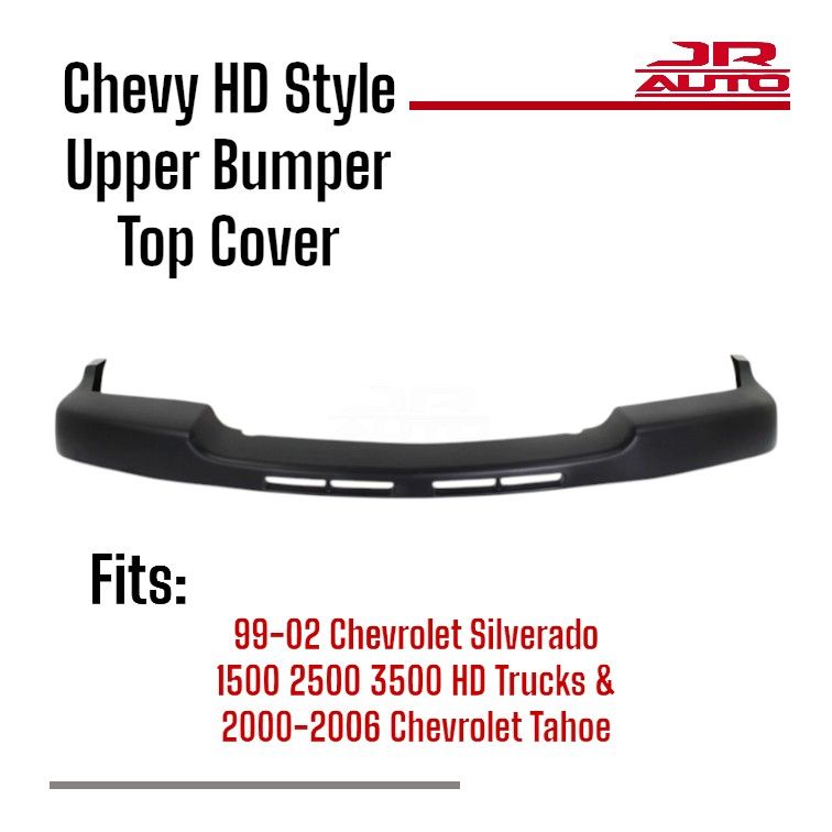 HD Style Upper Bumper Top Trim Cover 99-02 Chevy Silverado 2(contact info removed)