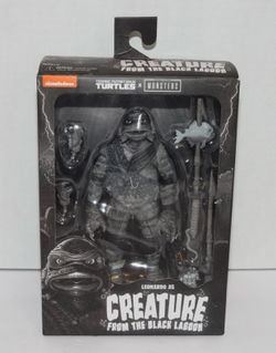 TEENAGE MUTANT NINJA TURTLES LEONARDO AS CREATURE FROM THE BLACK LAGOON