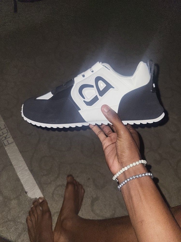 Balenciaga "Razer", Black & White, Size 10.5