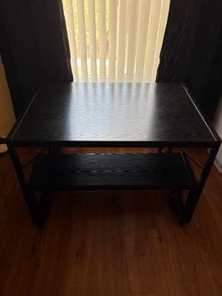 Black table