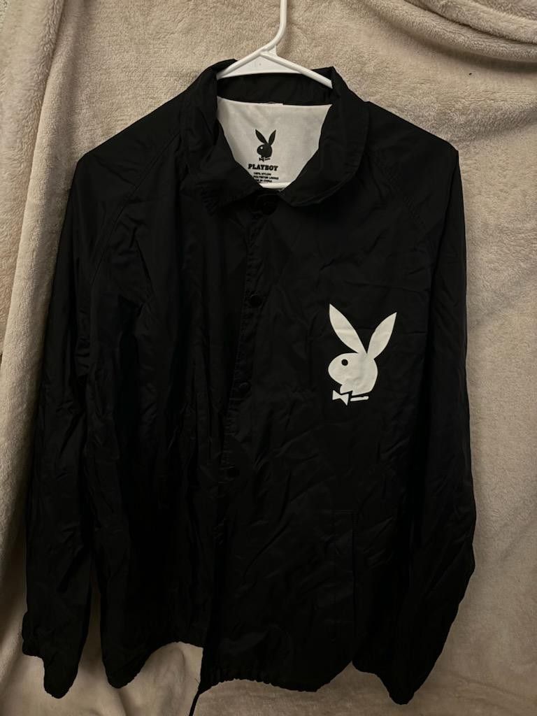 Large Mens Playboy Windbreaker