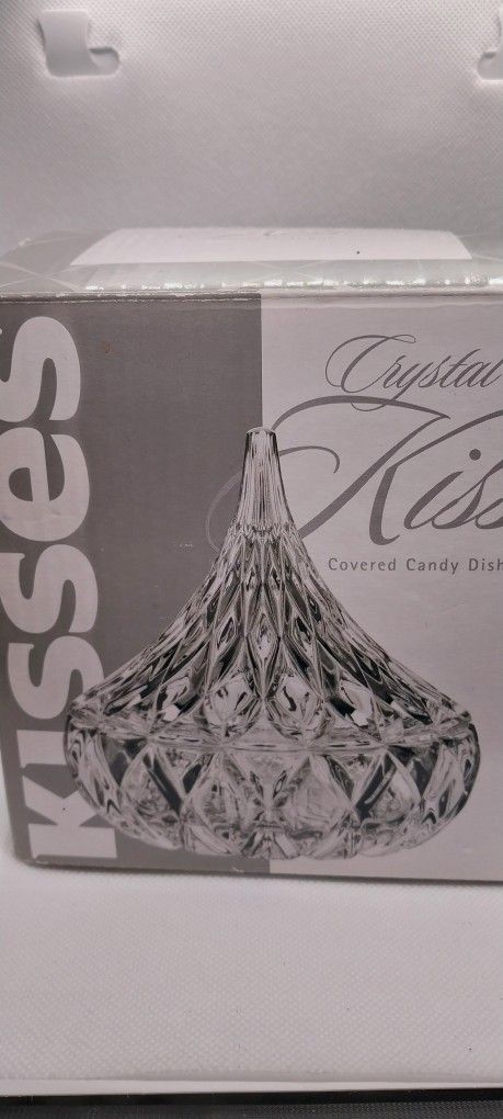 Hershey Kisses Crystal Candy Dish 