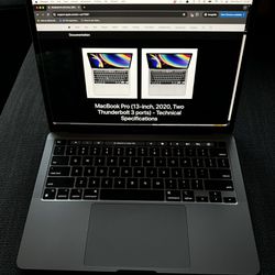 Apple MacBook Pro M1 13-inch 2020 Space Gray