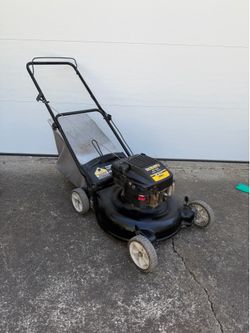 Yard Machines 21" Push Lawn Mower 190cc 4.5HP Gas Walk Behind Bagger 11A-418A729