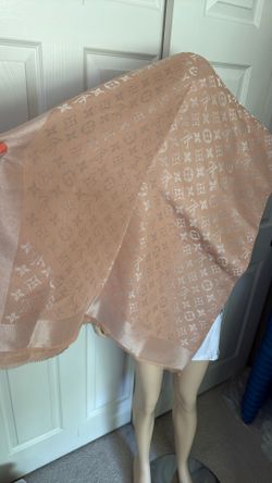 Louis Vuitton Large Rose Beige Scarf