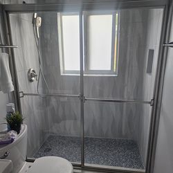 Nickle Brush 59x 70 sliding glass door