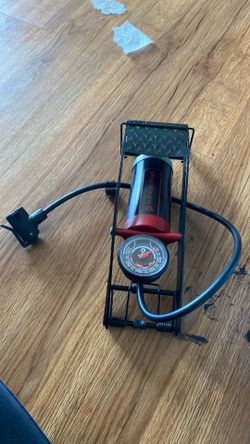 Bicycle Foot Pump with Pressure Gauges